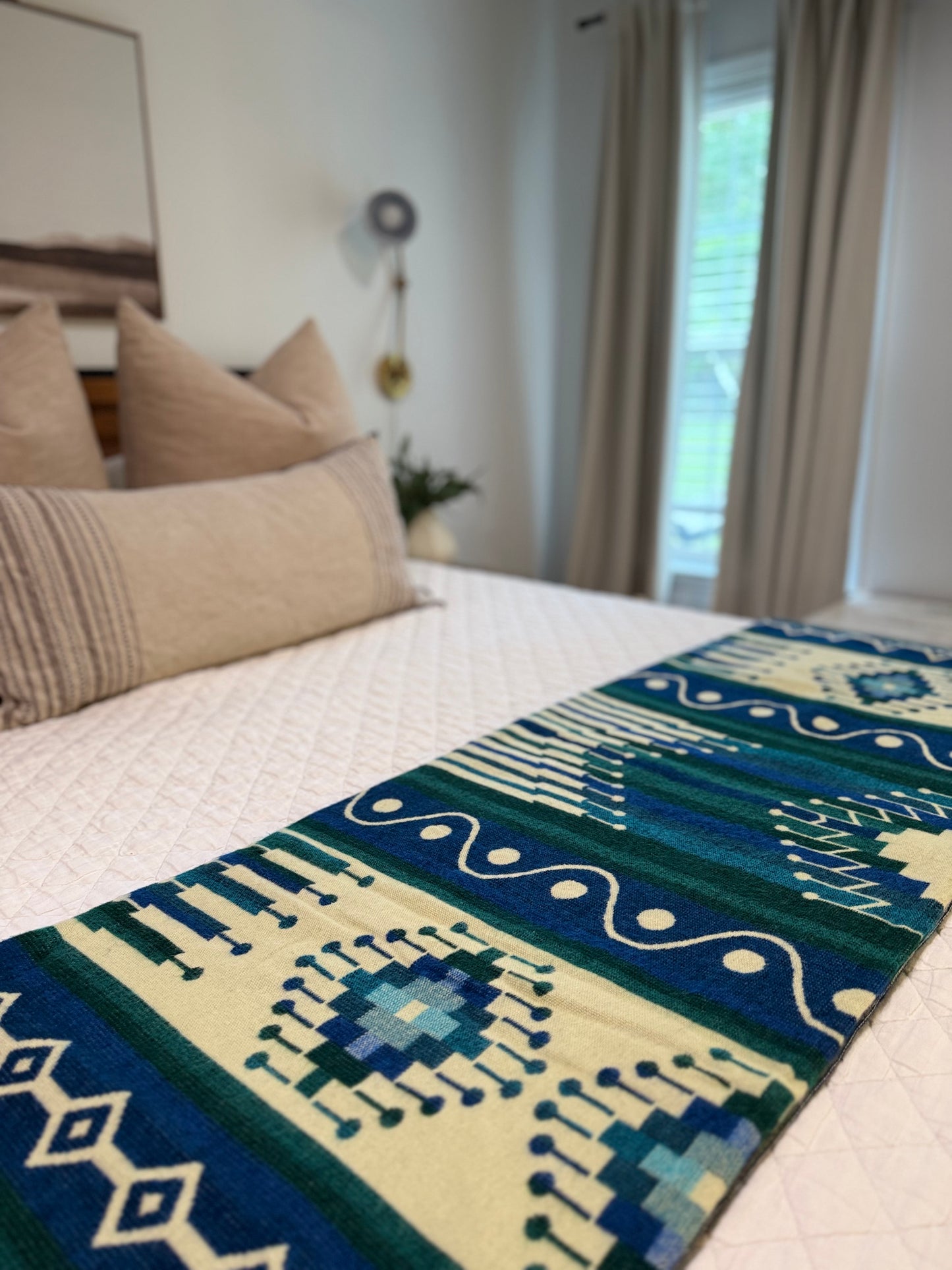 EXCLUSIVE - HANDMADE ALPACA BLANKET QUEEN SIZE