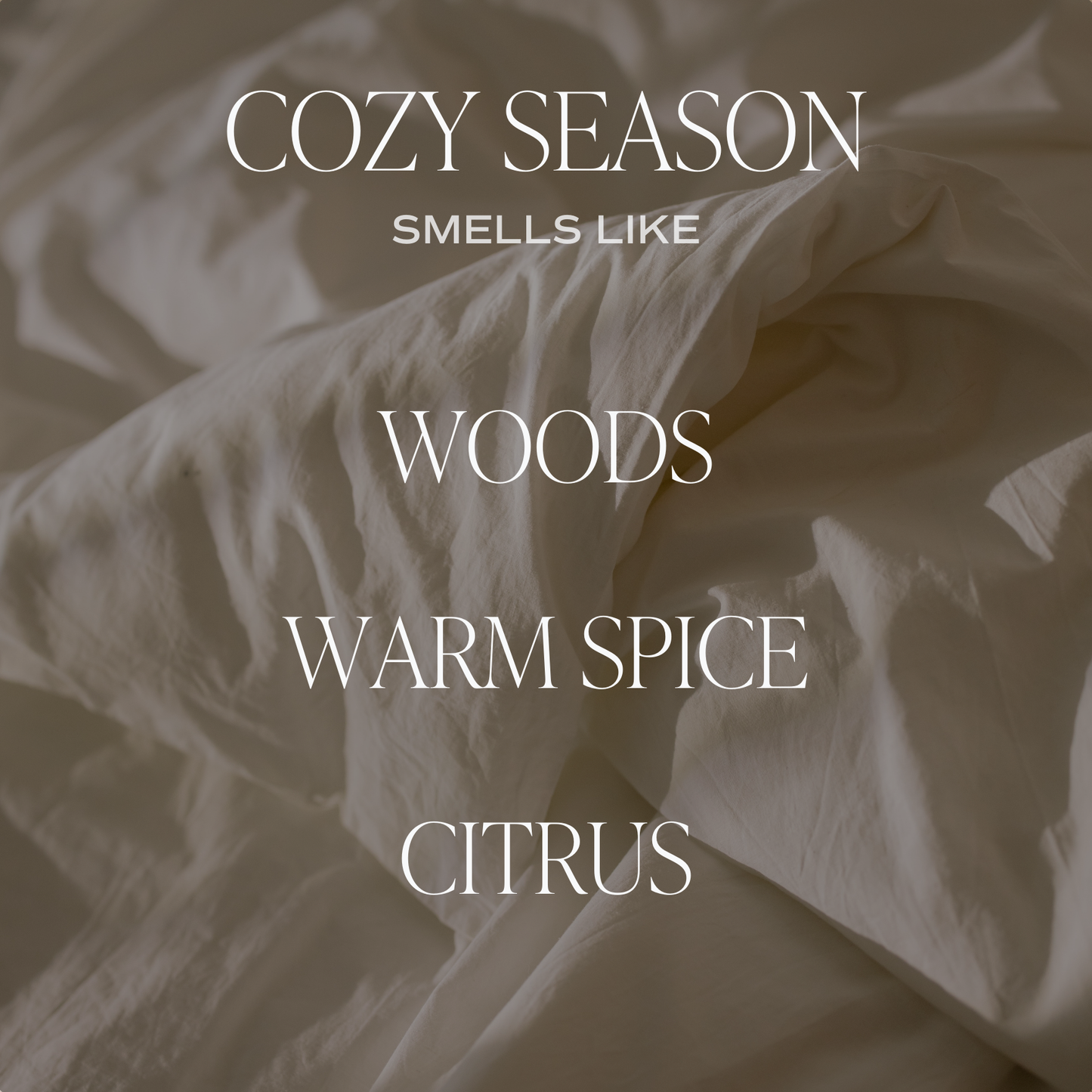 Cozy Season 11 oz Soy Candle - Fall and Winter Decor & Gifts