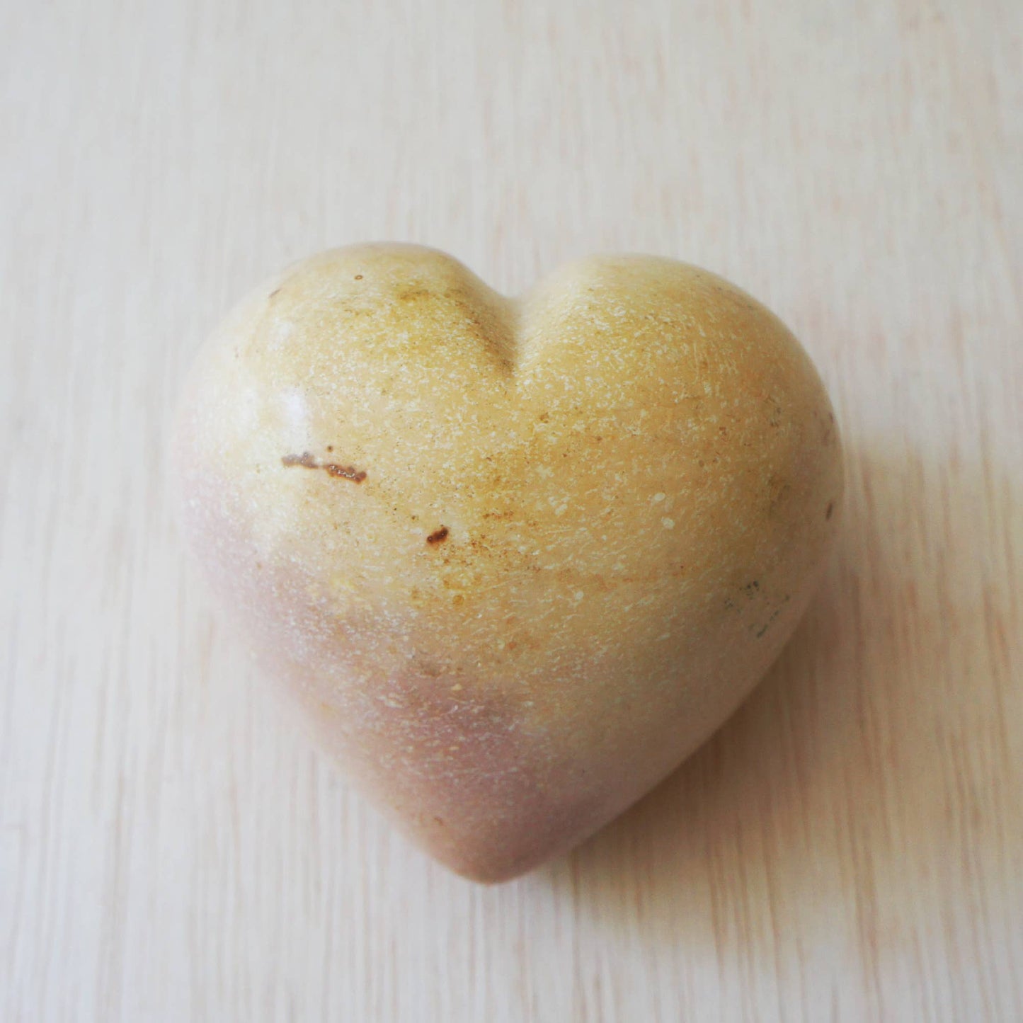 Large Heart Paperweight, Natural Stone