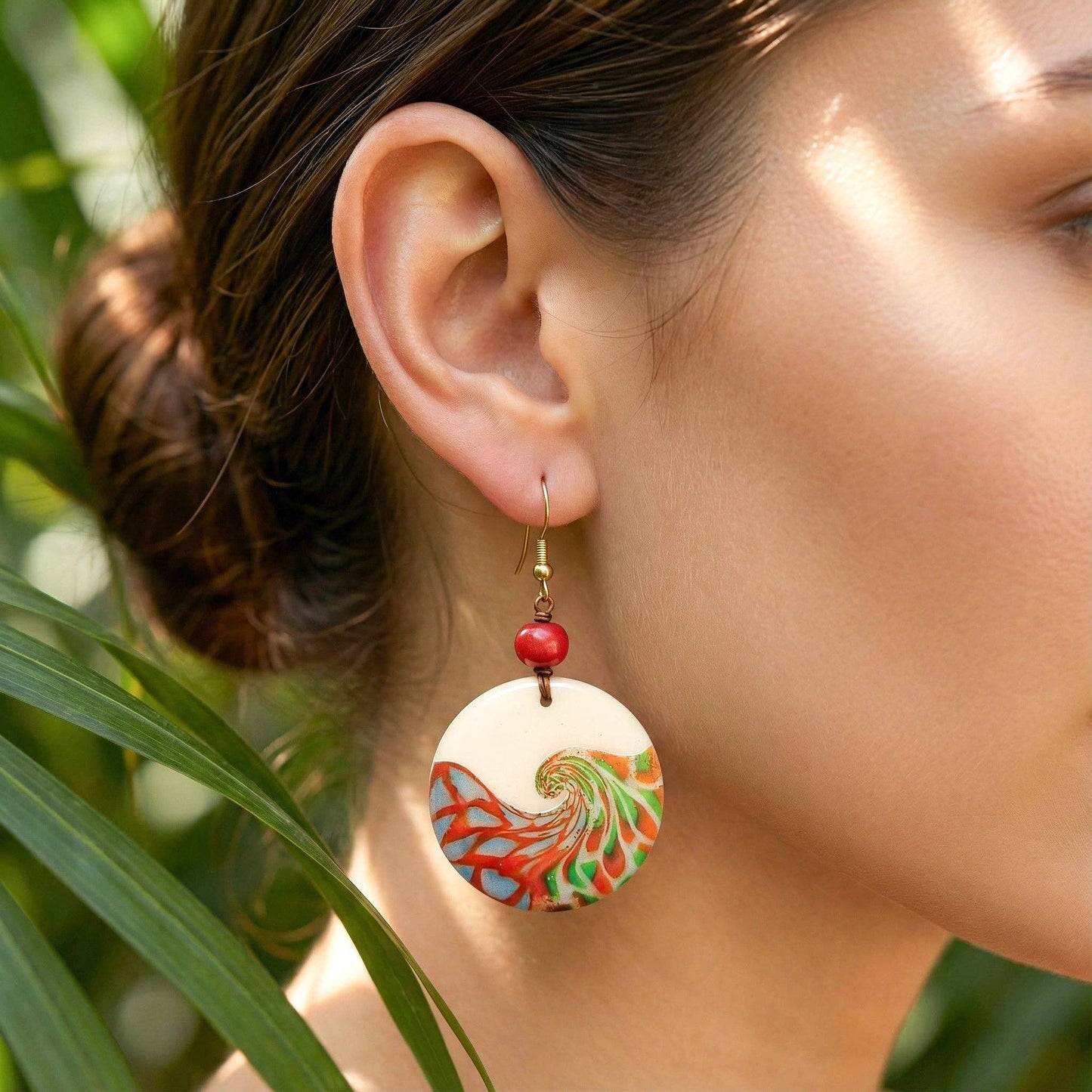 Mauren Earrings: Biscayne Bay Combo