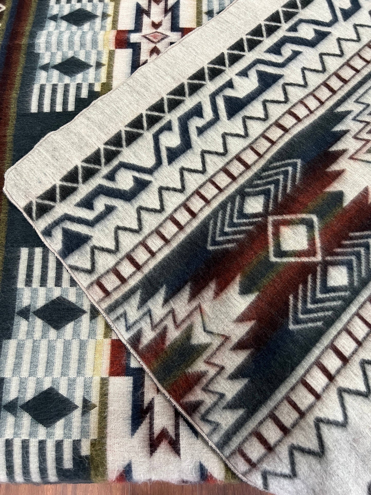 Western Native Blanket "Walk Steady" Geometric Boho Blanket