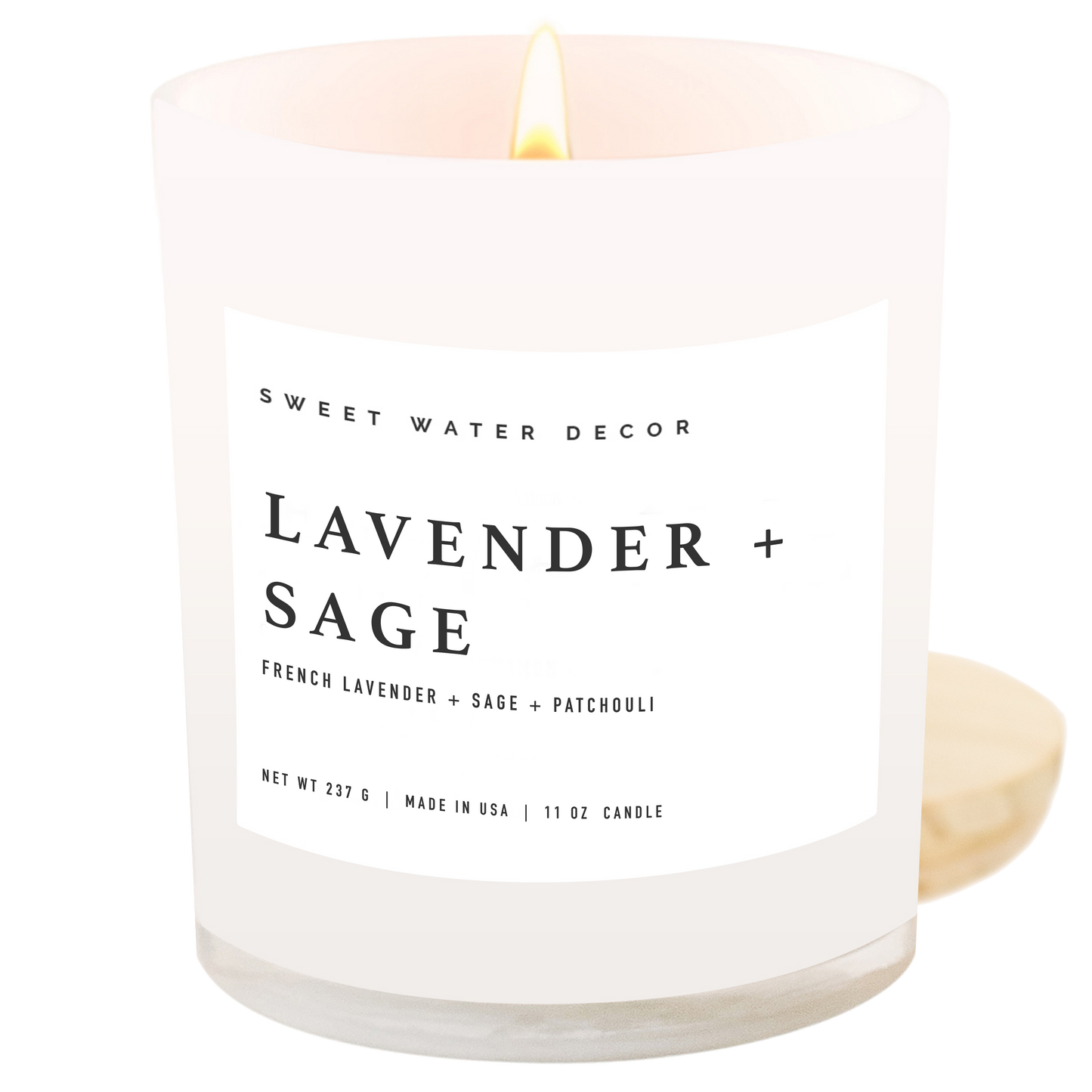 Lavender and Sage 11 oz Soy Candle - Home Decor & Gifts