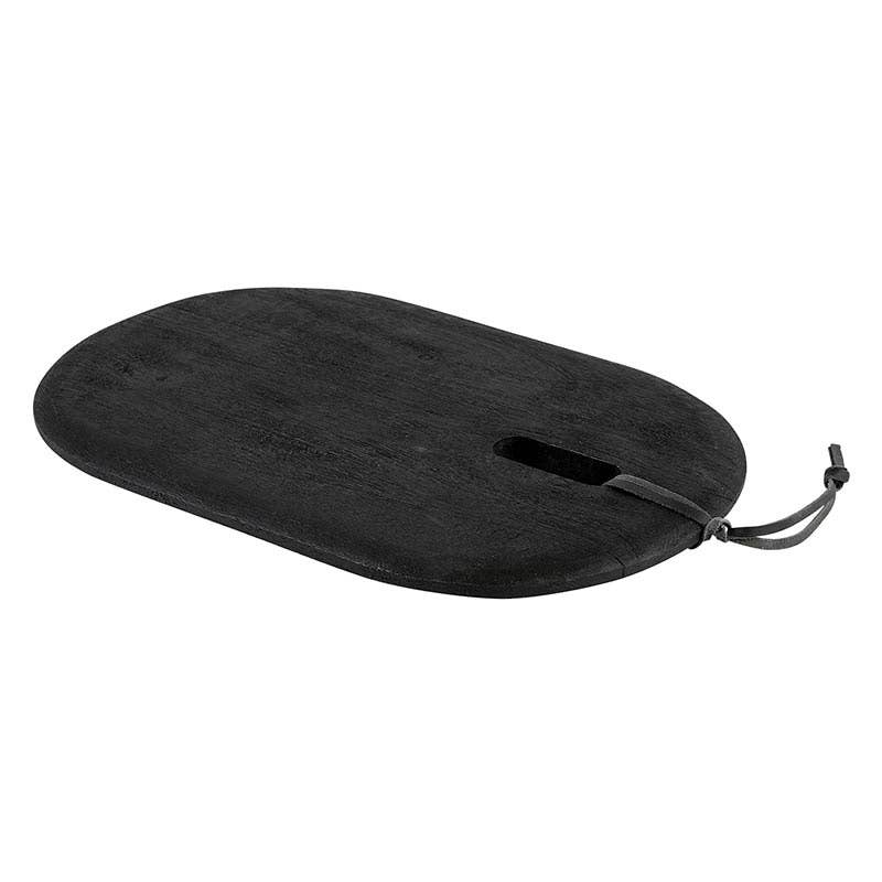 Textured Wood Board Black