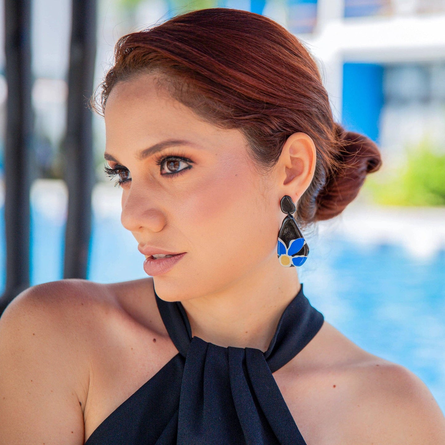 Mara Earrings: Biscayne Bay Combo