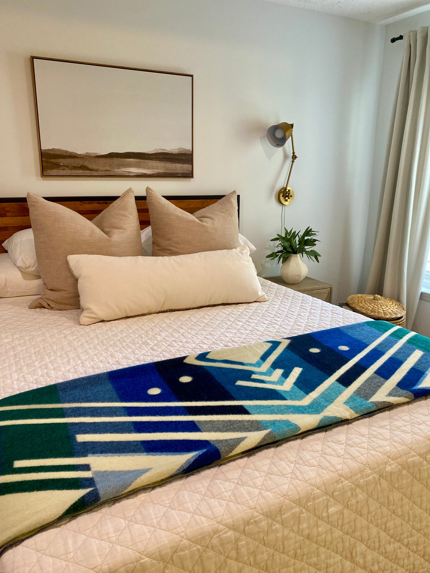 EXCLUSIVE - HANDMADE ALPACA BLANKET QUEEN SIZE