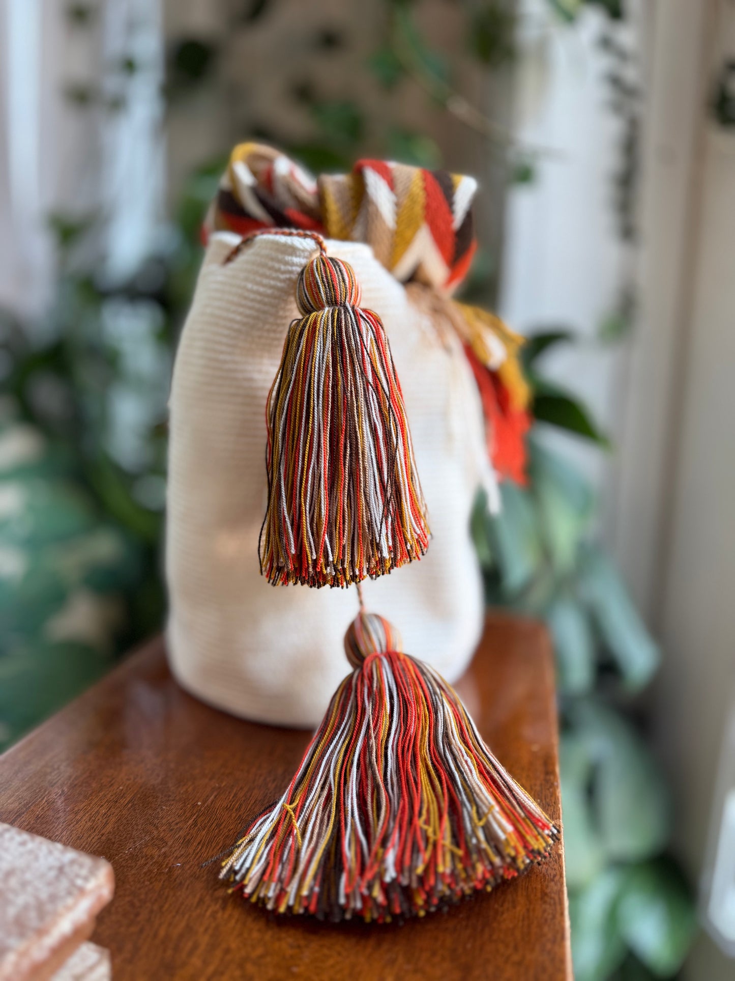 AUTHENTIC Large WAYUU MOCHILA/bag Handmade 4