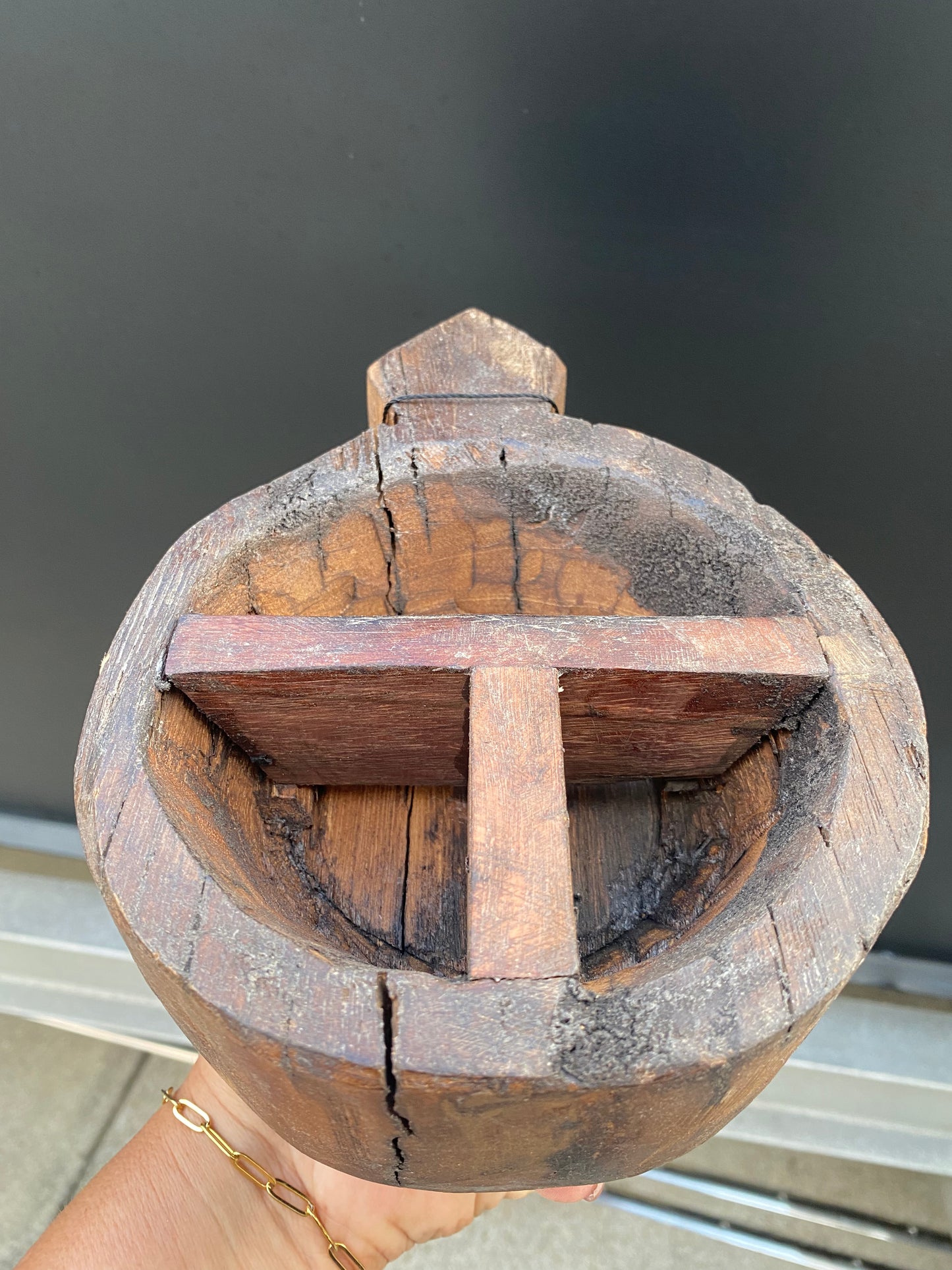 Reclaimed Wood Spice Container Food Storage