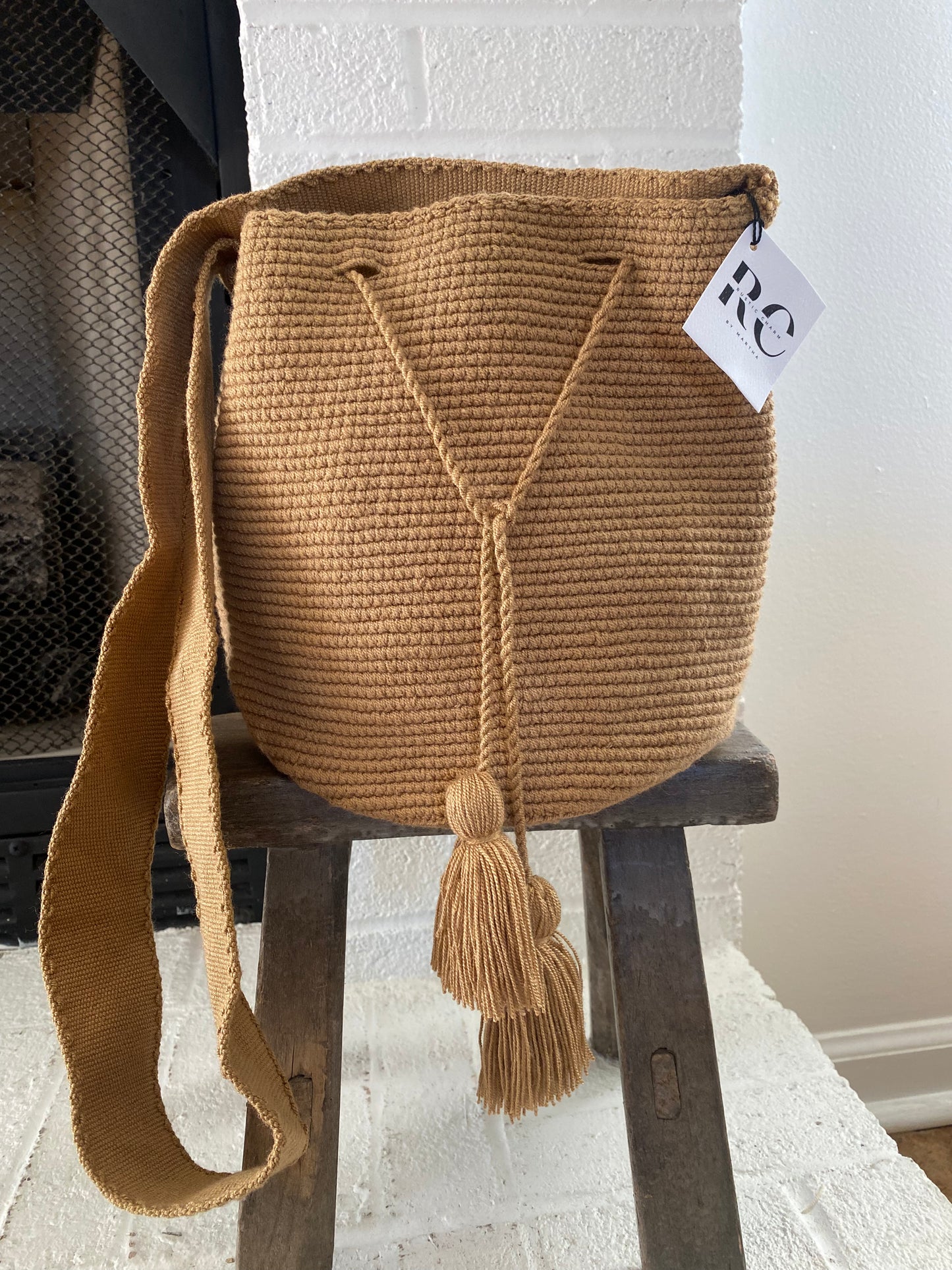 AUTHENTIC Large WAYUU MOCHILA/bag Handmade 3
