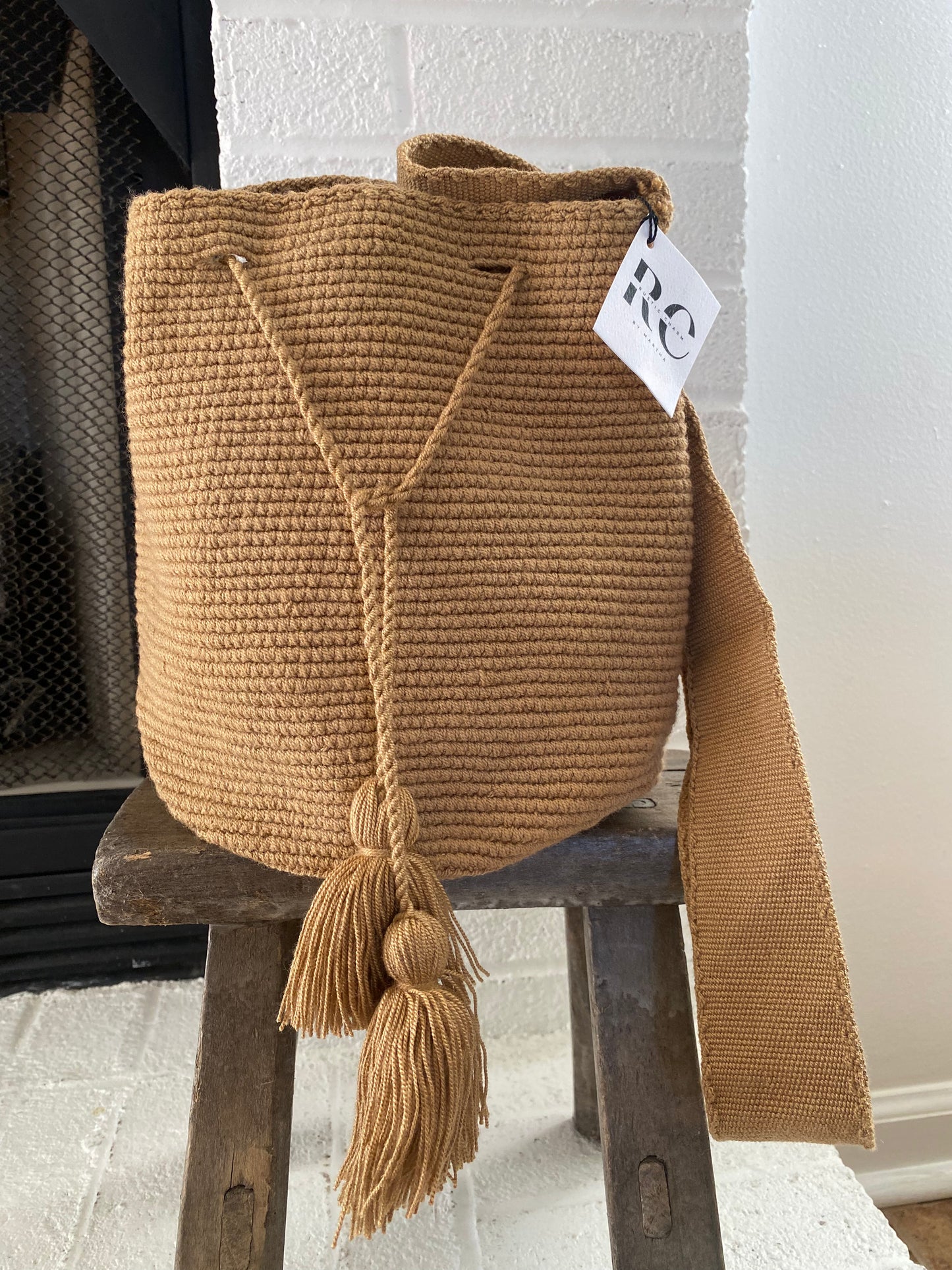 AUTHENTIC Large WAYUU MOCHILA/bag Handmade 3