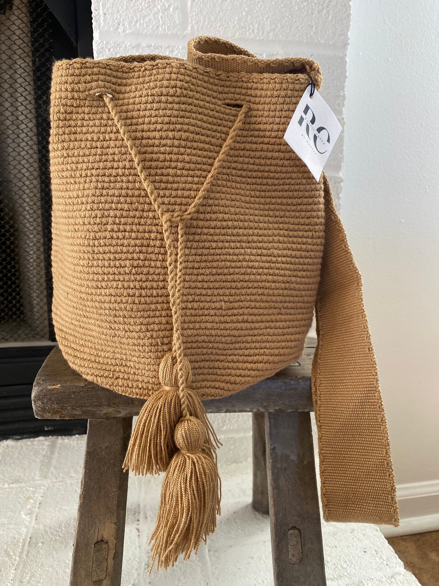AUTHENTIC Large WAYUU MOCHILA/bag Handmade 3
