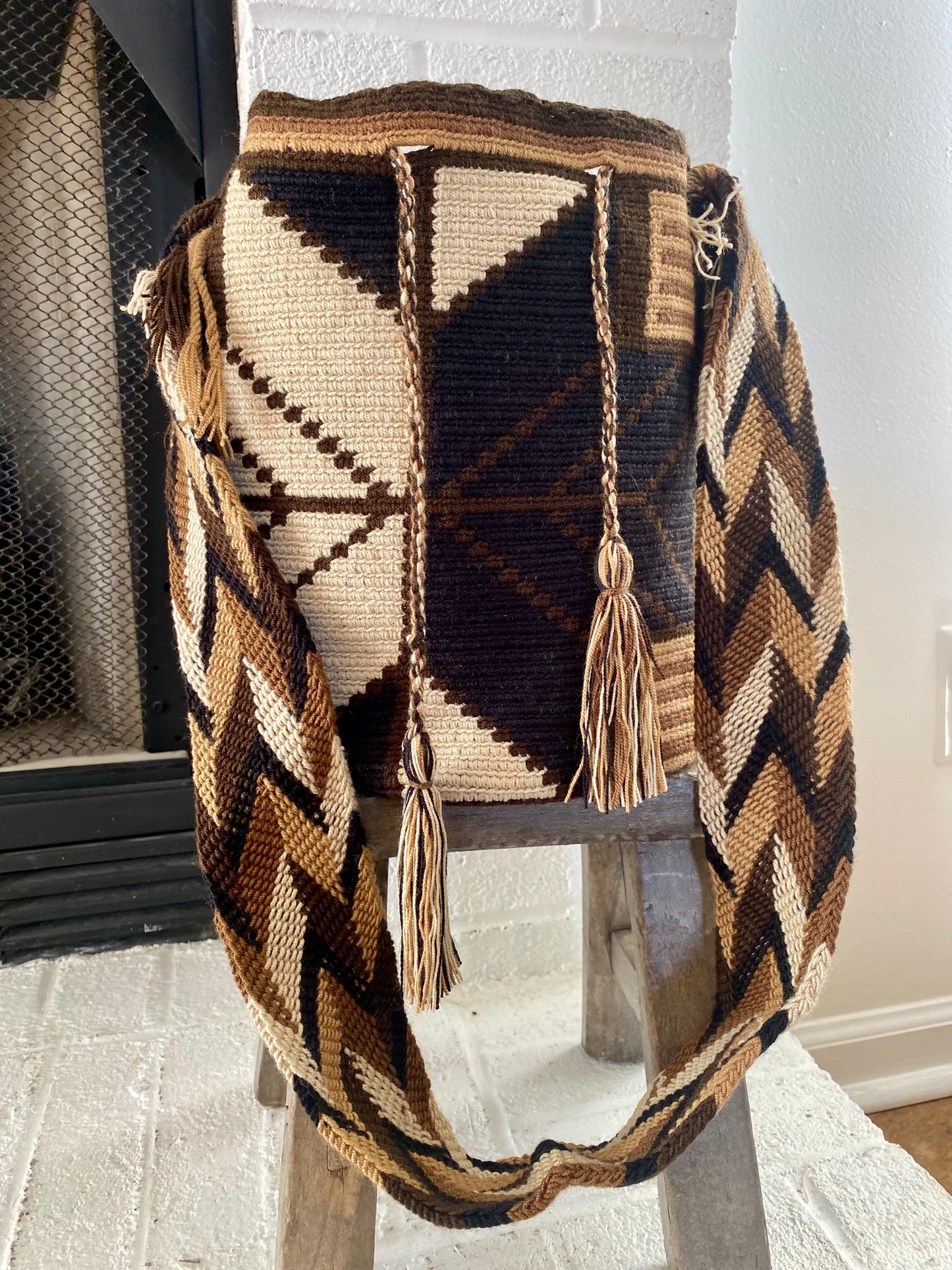 AUTHENTIC Large WAYUU MOCHILA/bag Handmade 5