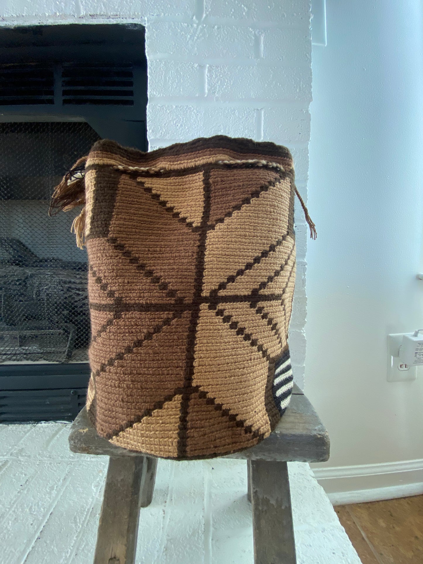 AUTHENTIC Large WAYUU MOCHILA/bag Handmade 5