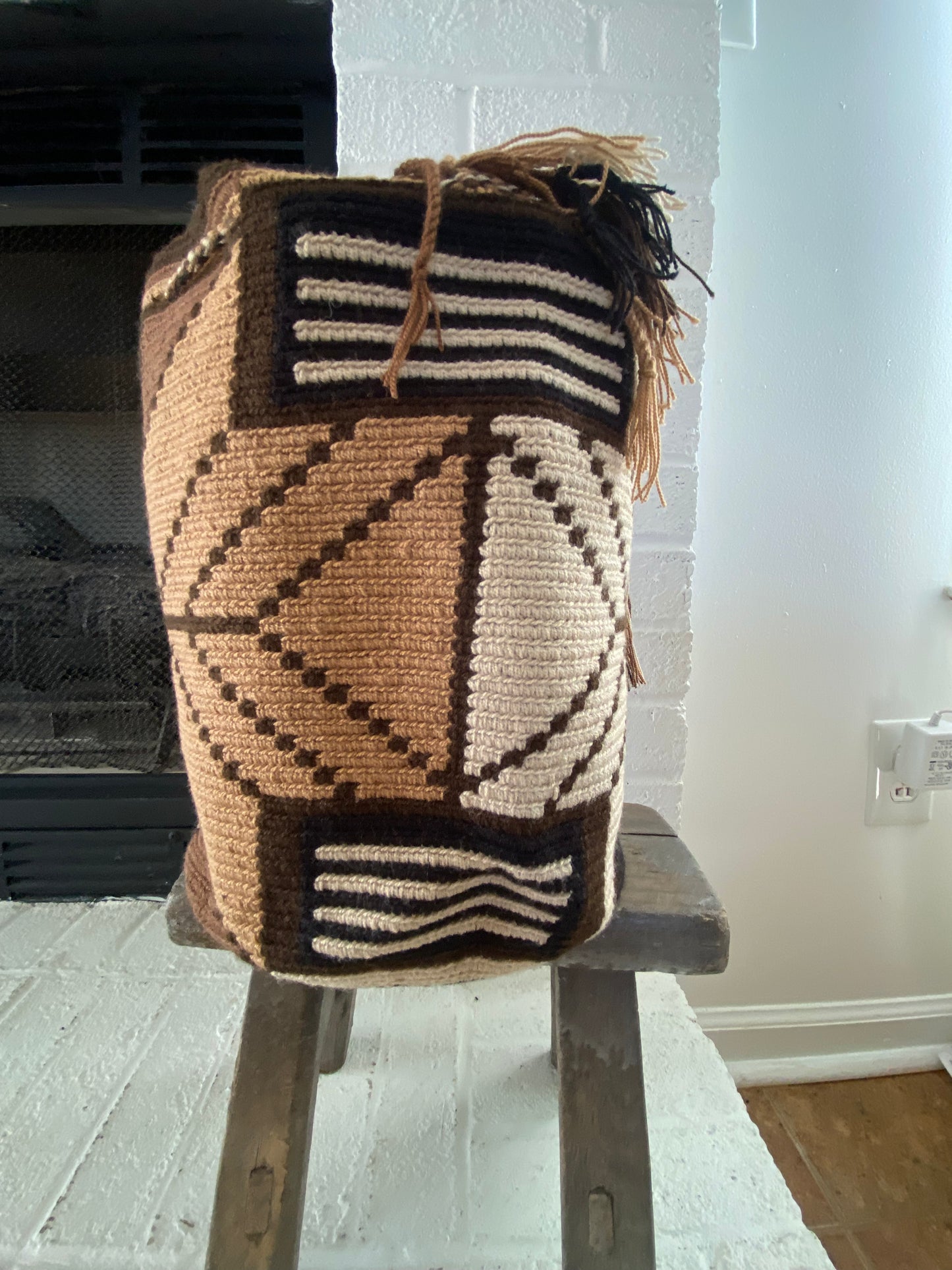 AUTHENTIC Large WAYUU MOCHILA/bag Handmade 5
