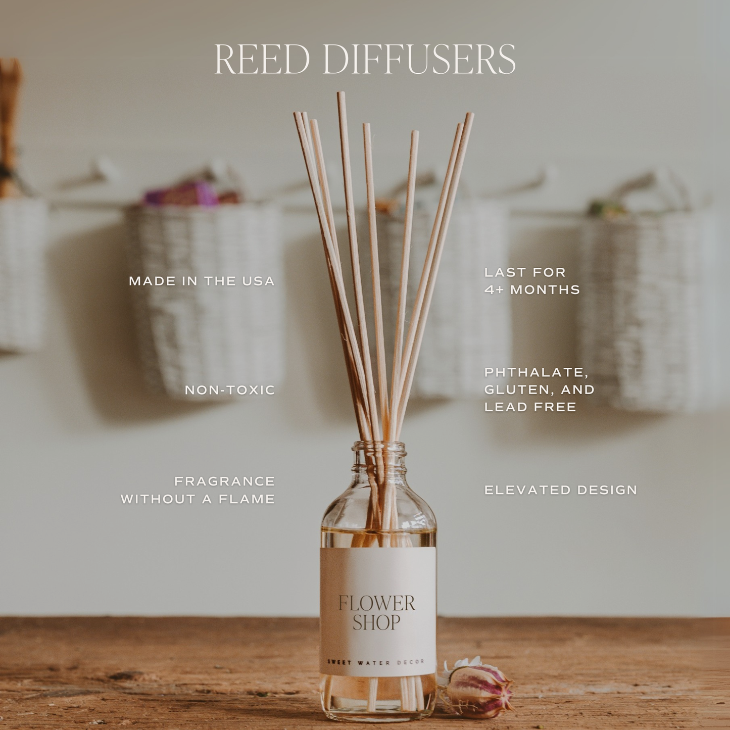*NEW* Coastal Lemon Reed Diffuser - Gifts & Home Decor