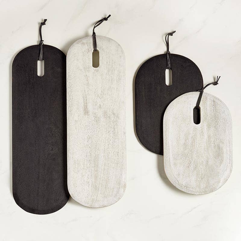 Textured Wood Board Black