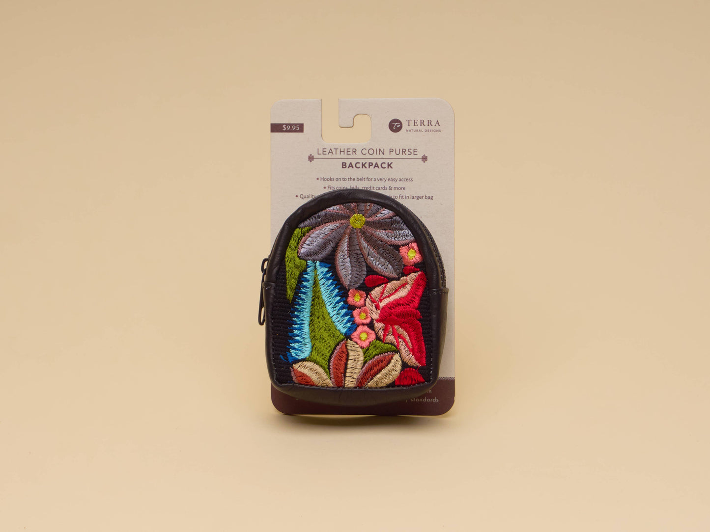 Leather Coin Purse Backpack - Case of Four