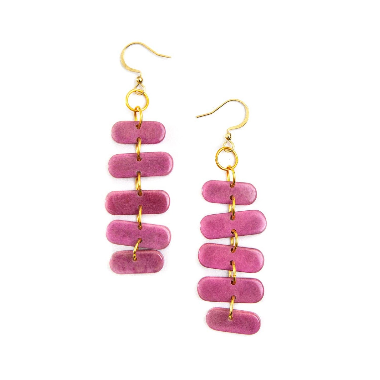 Fiorella Earrings: Black