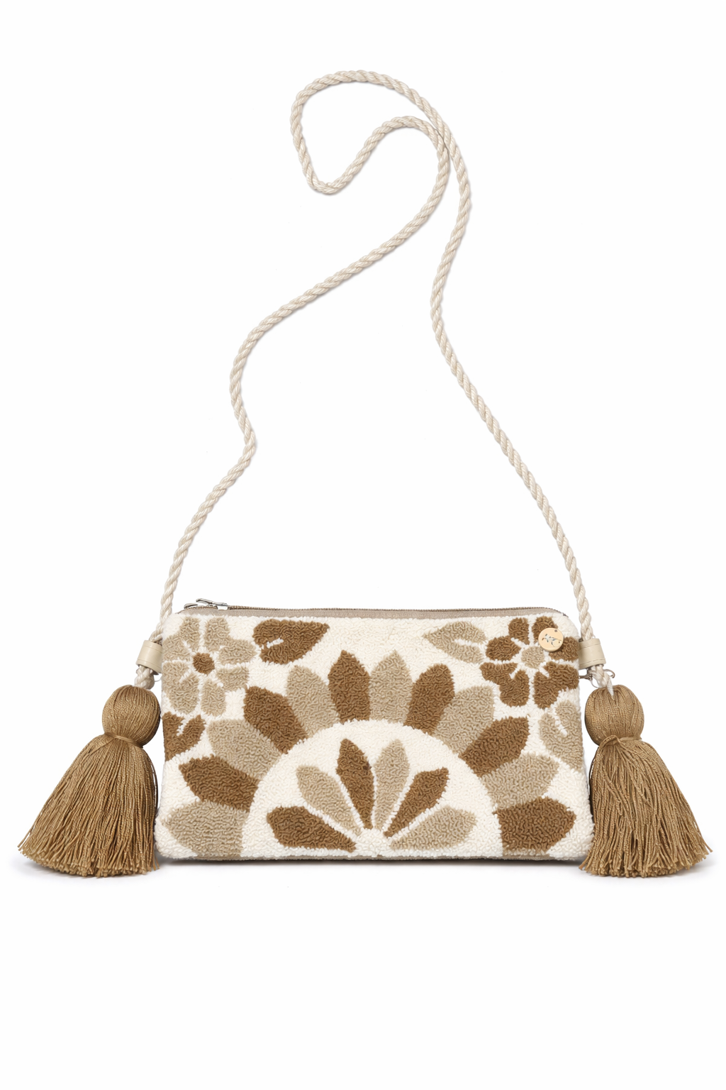 WAYUU TAPIZADA- Punch Needle SHOULDER/ Crossbody Bag Handmade