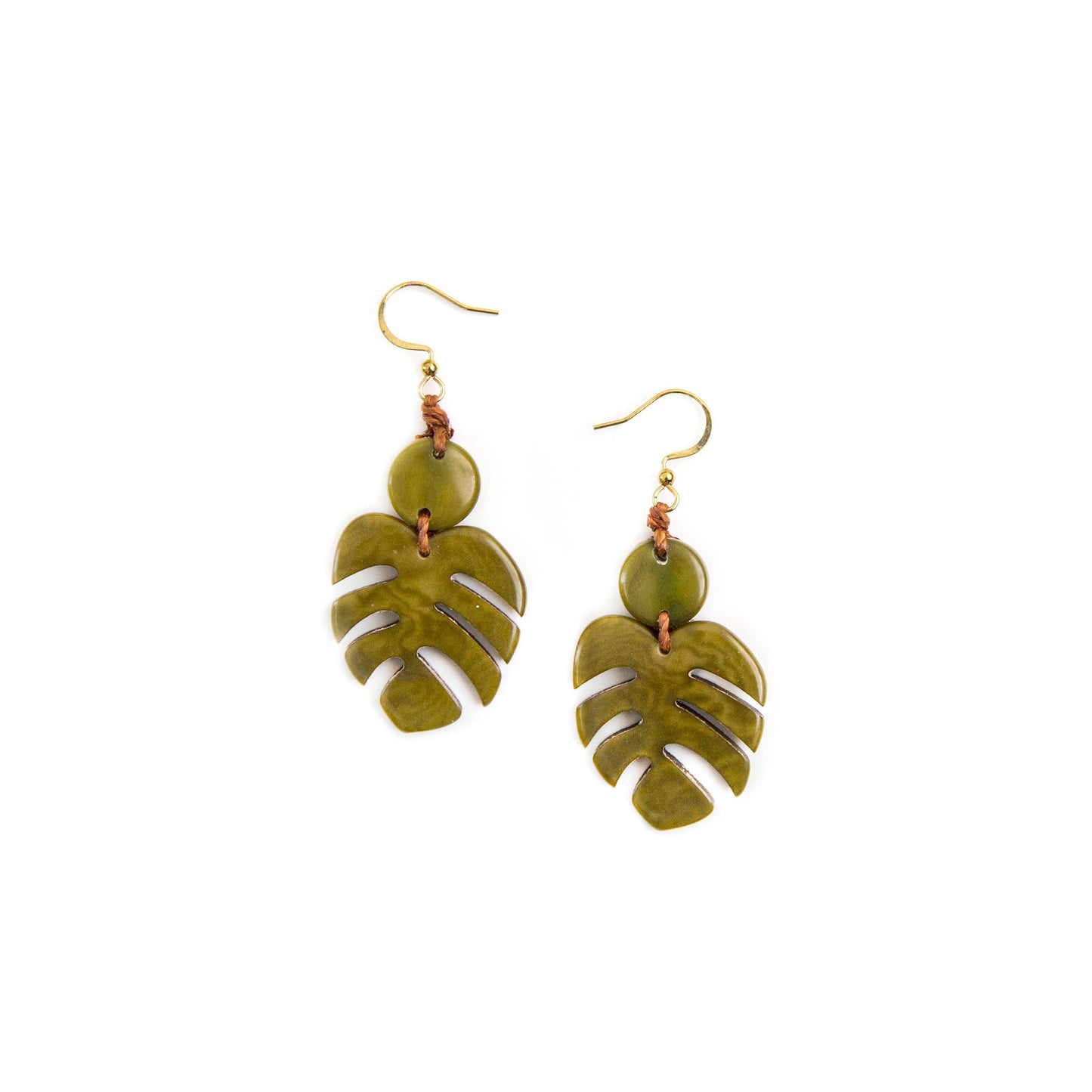 Dalia Earrings: Lime