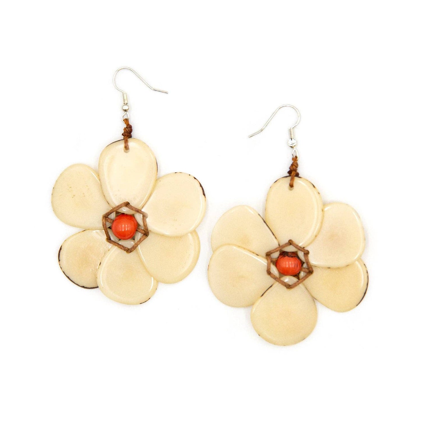 Rosalia Earrings: Cafe con Leche
