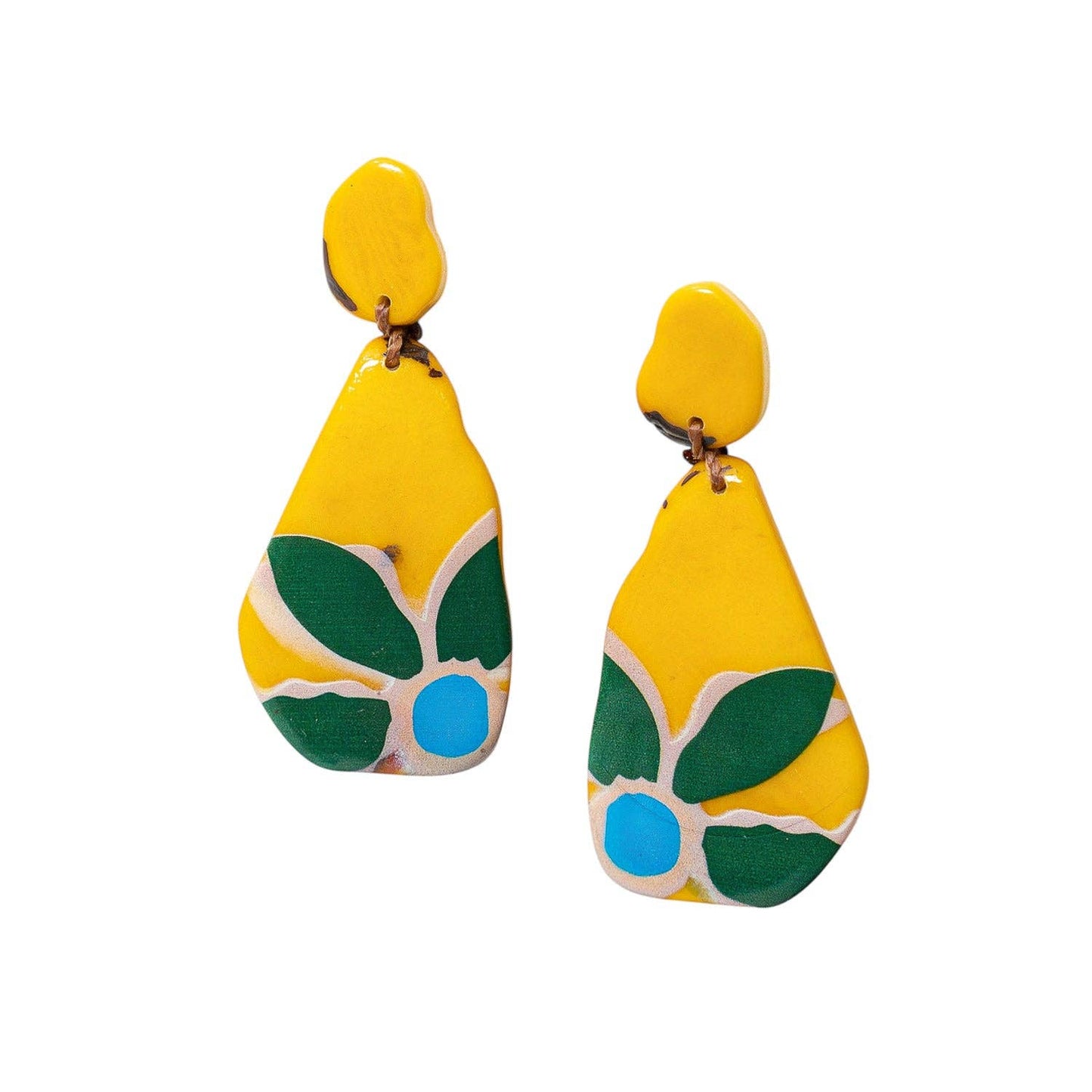 Mara Earrings: Biscayne Bay Combo