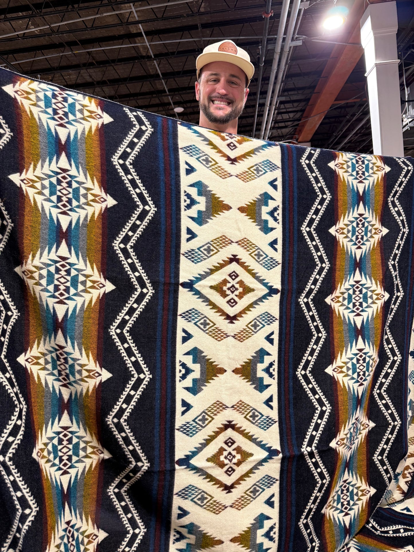 EXCLUSIVE HANDMADE ALPACA BLANKET- Queen size.