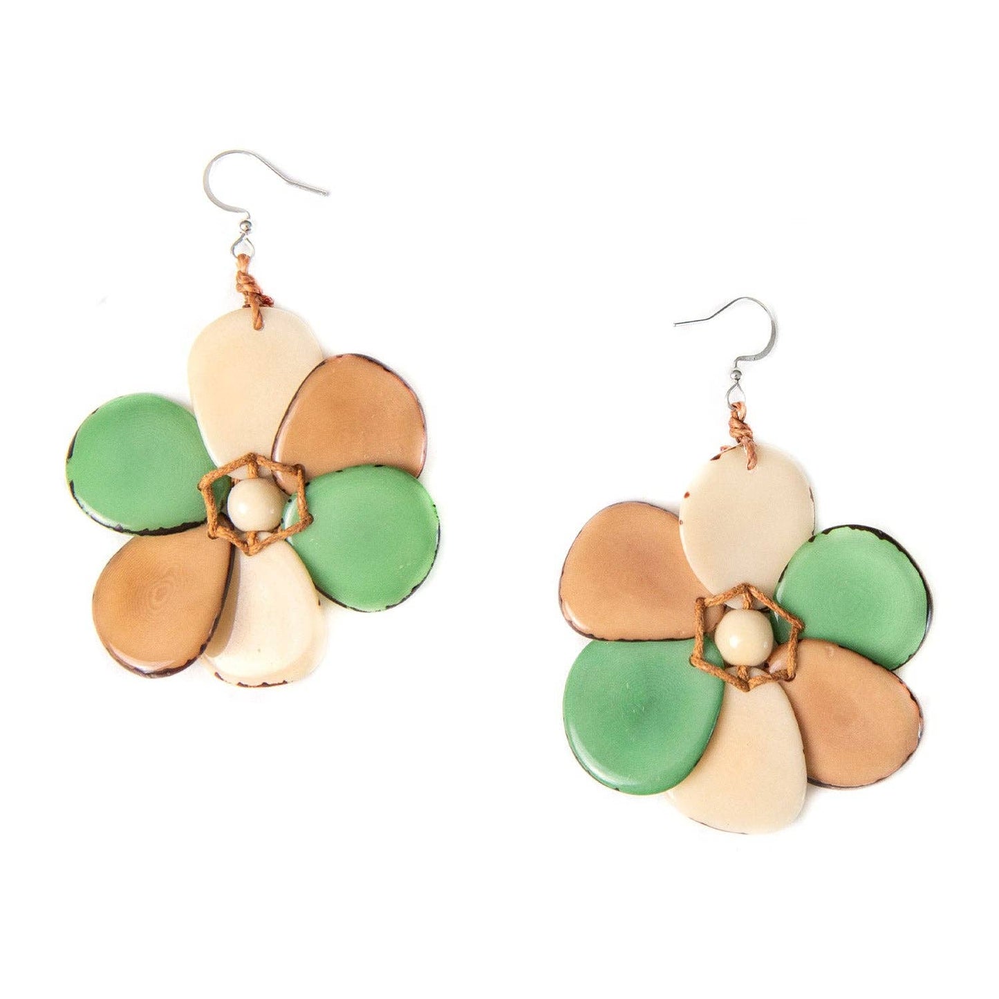 Rosalia Earrings: Cafe con Leche