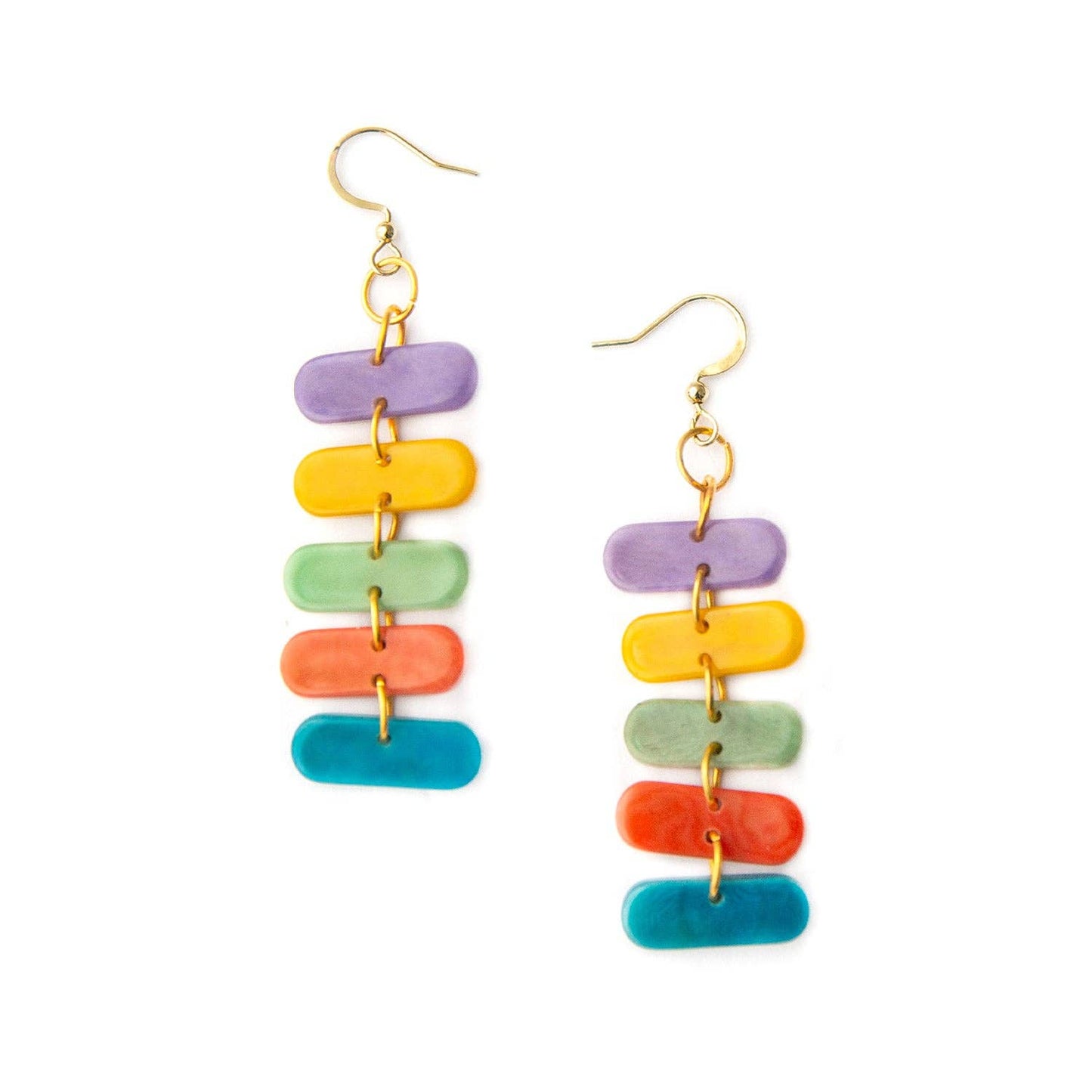 Fiorella Earrings: Black