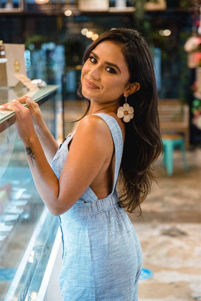 Rosalia Earrings: Cafe con Leche
