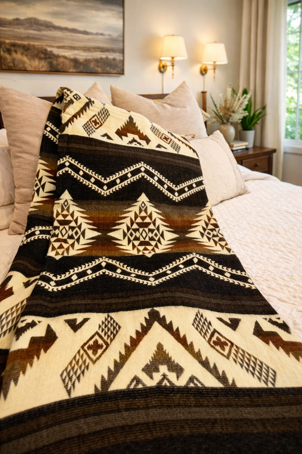 EXCLUSIVE HANDMADE ALPACA BLANKET-QUEEN SIZE