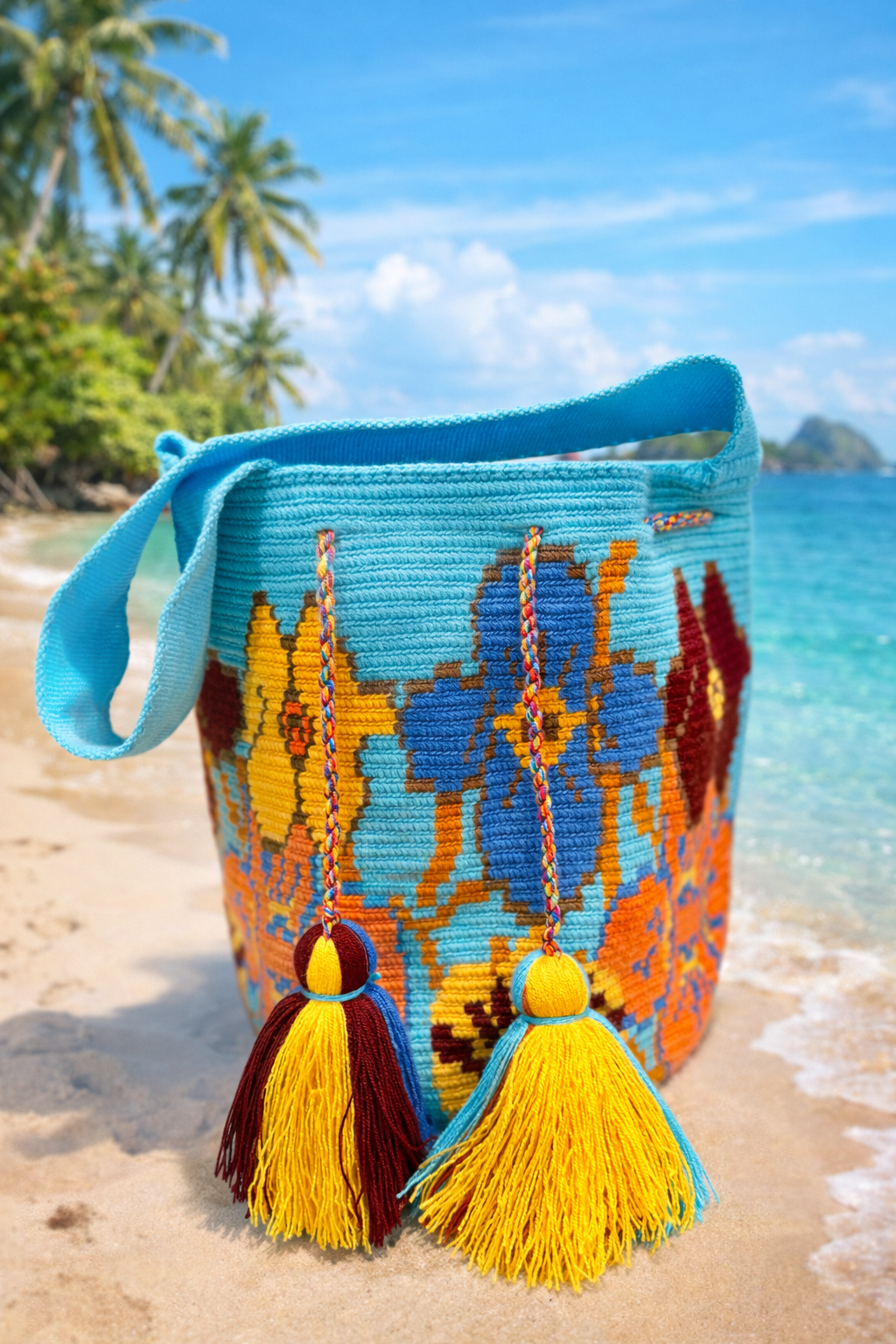 Authentic Exclusive HANDMADE Wayuu Mochila/ bag 6