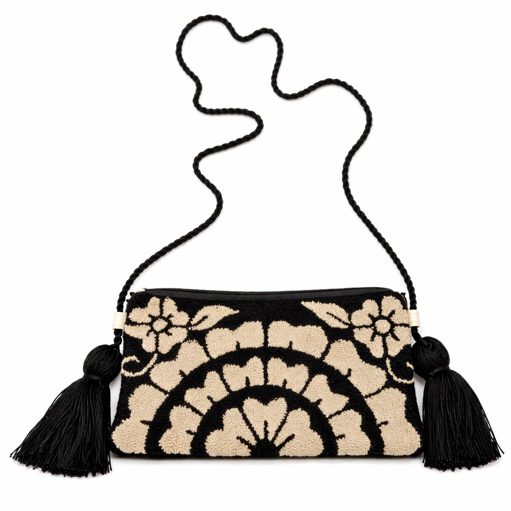 Wayuu Tapizada- Punch Needle SHOULDER/ Crossbody Bag Handmade