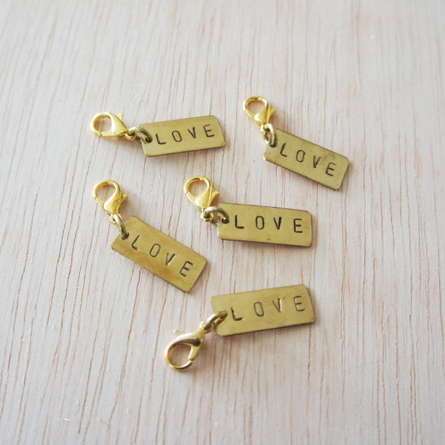 Set of 5 Mini Charms: Courage