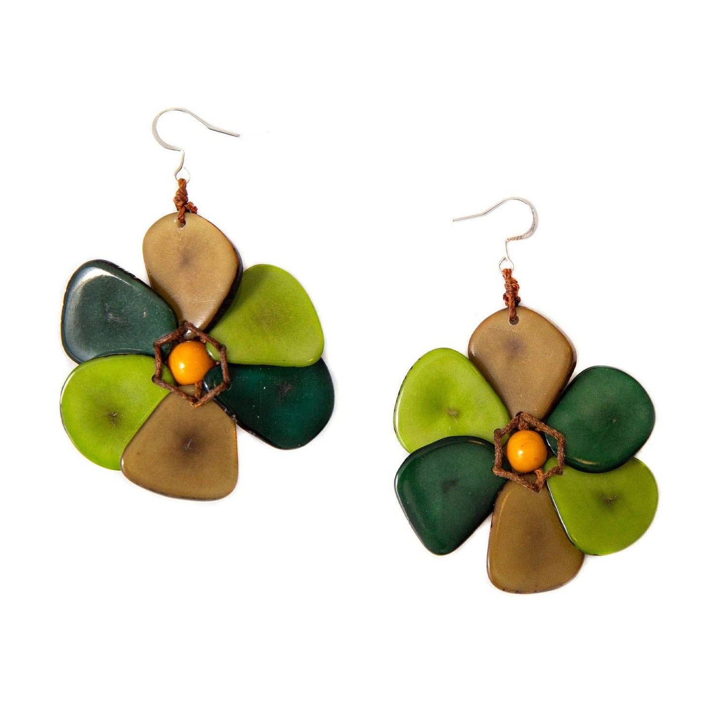Rosalia Earrings: Cafe con Leche