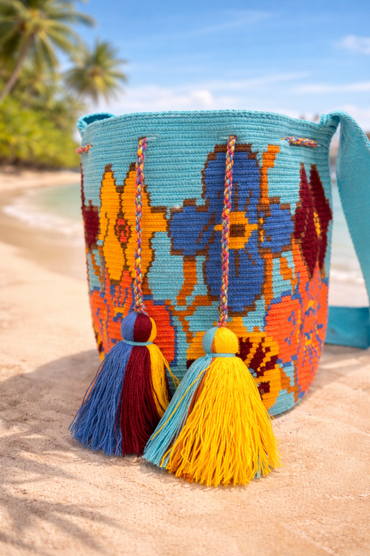 Authentic Exclusive HANDMADE Wayuu Mochila/ bag 6