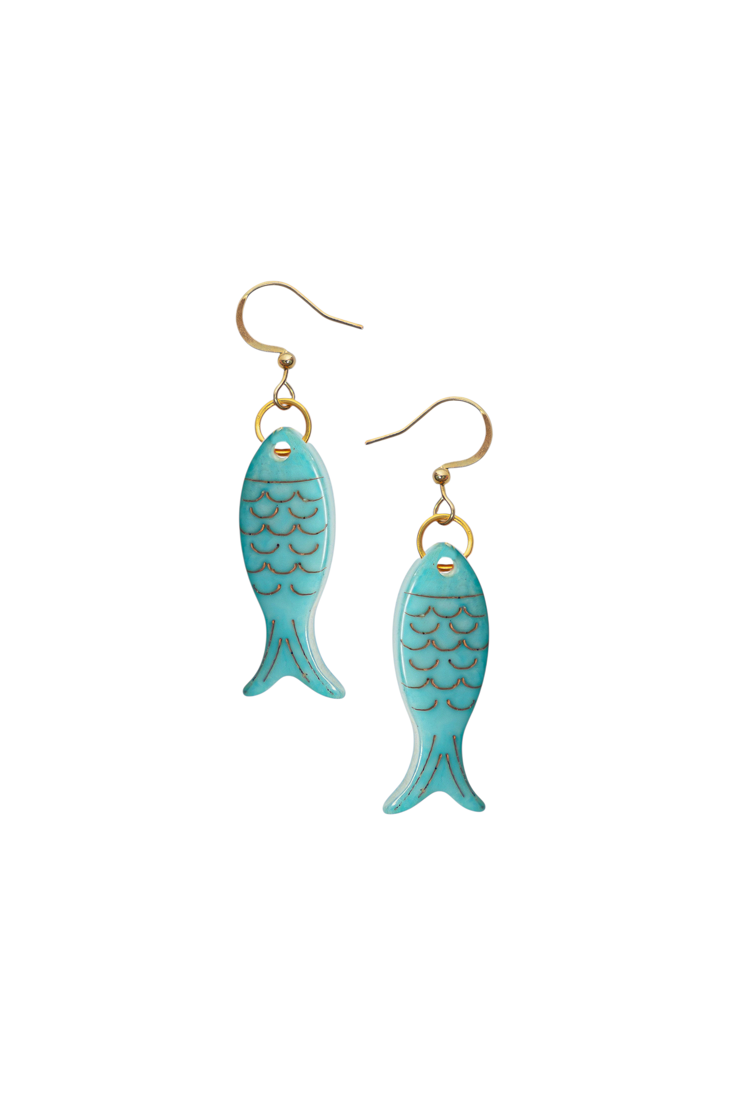 Katie Earrings: Peach