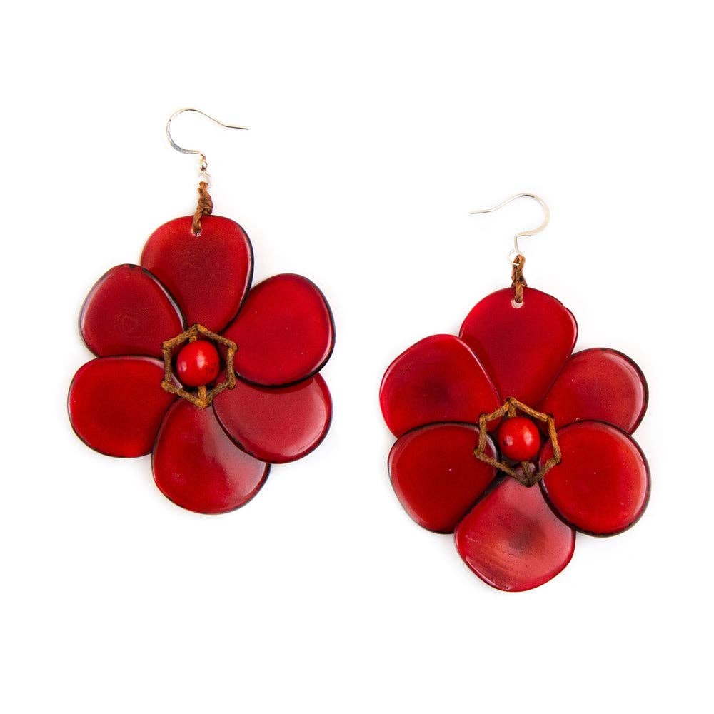 Rosalia Earrings: Cafe con Leche