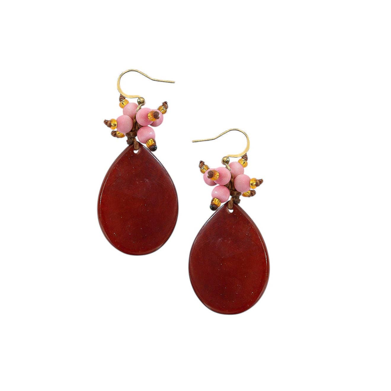 Blair Earrings: Mustard Yellow Combo