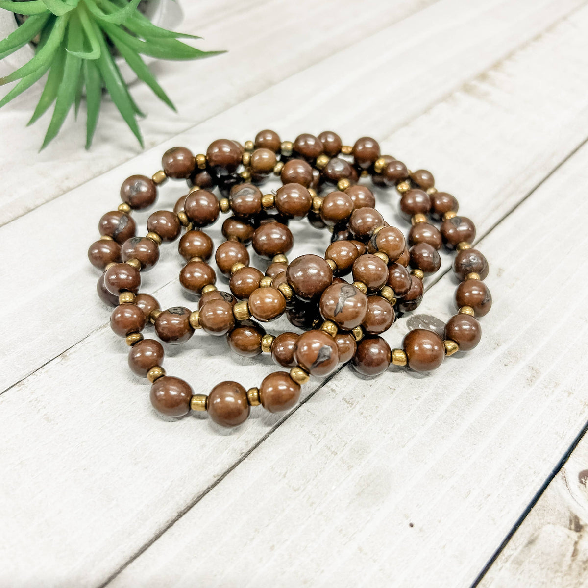 Seeds of Hope Bracelet - Cafe