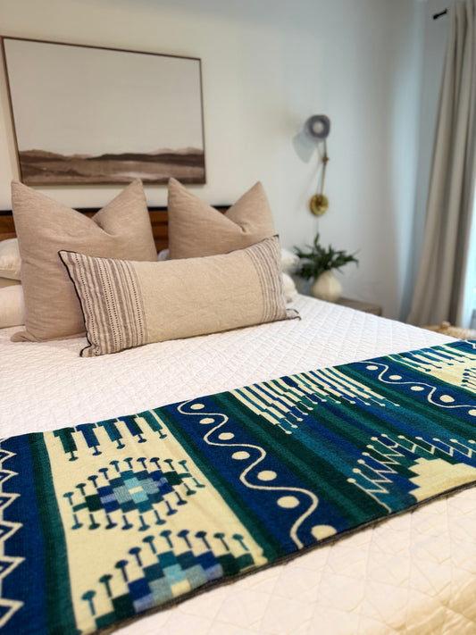 EXCLUSIVE - HANDMADE ALPACA BLANKET QUEEN SIZE