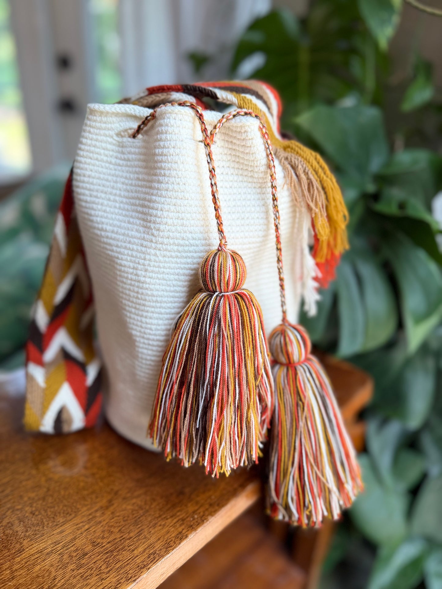 AUTHENTIC Large WAYUU MOCHILA/bag Handmade 4