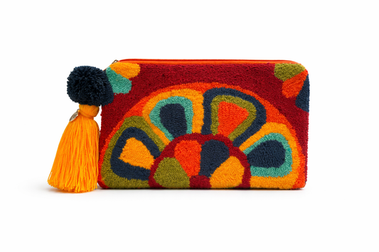 WAYUU Needle Punch Clutch