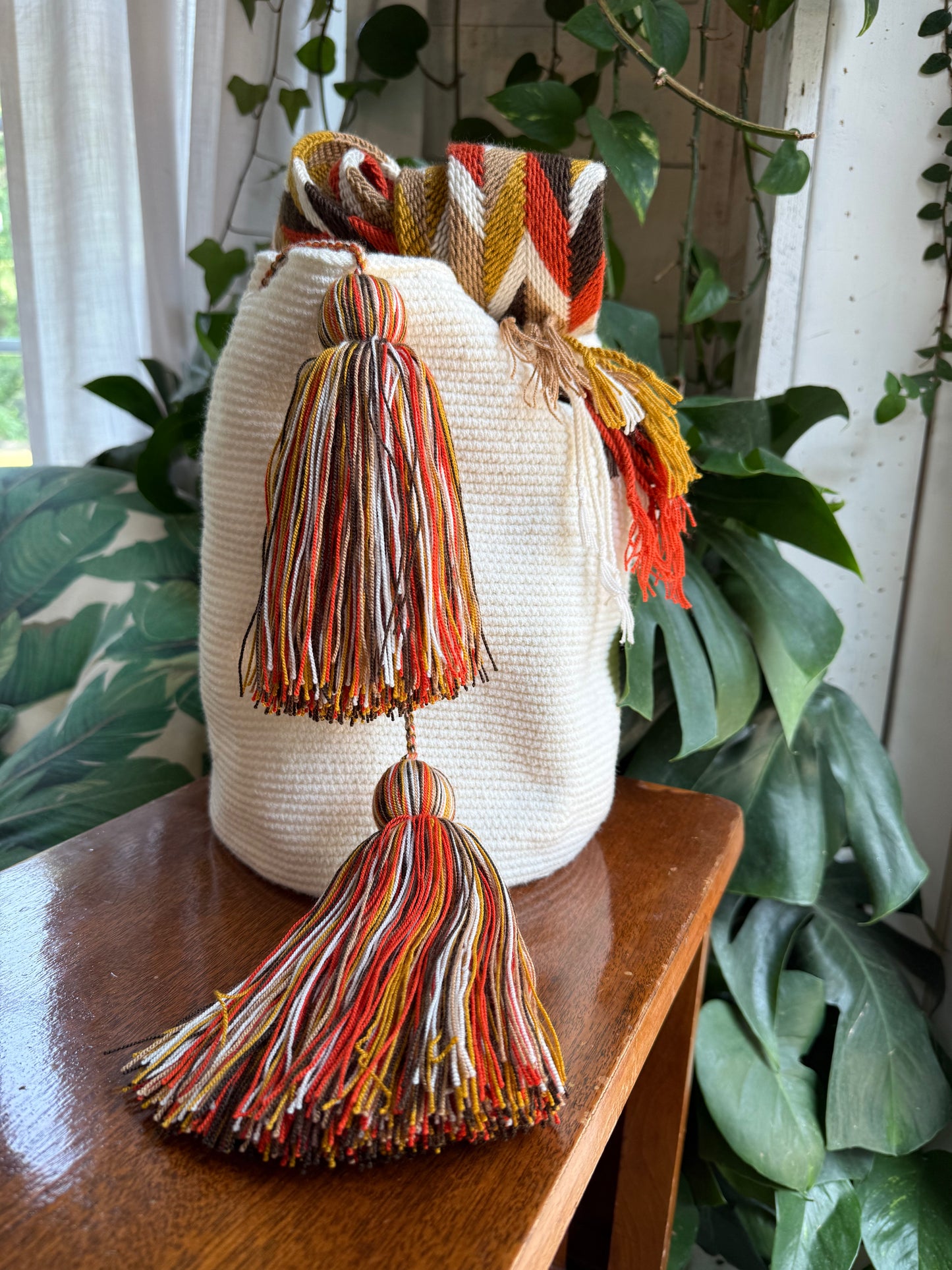 AUTHENTIC Large WAYUU MOCHILA/bag Handmade 4