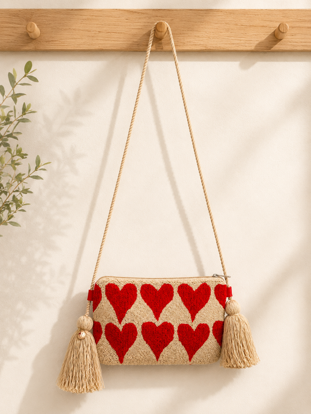 Wayuu Tapizada - Punch Needle SHOULDER/ Crossbody Bag .Handmade.