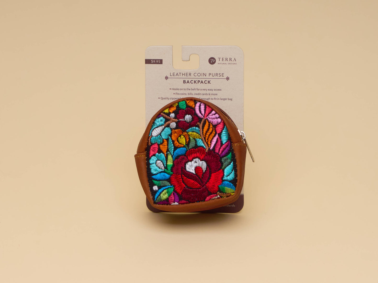Leather Coin Purse Backpack - Case of Four