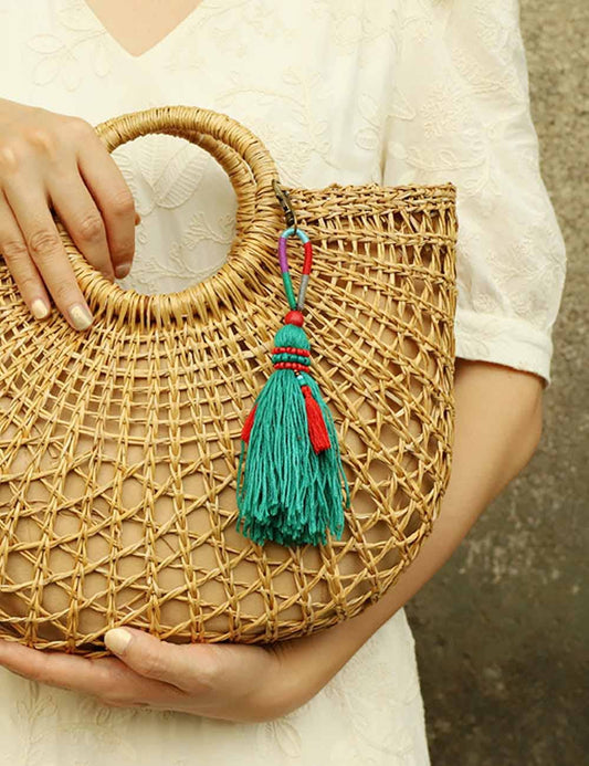 Vintage Bohemian Pom-Pom Tassel Bag Charm DP25E491: C3