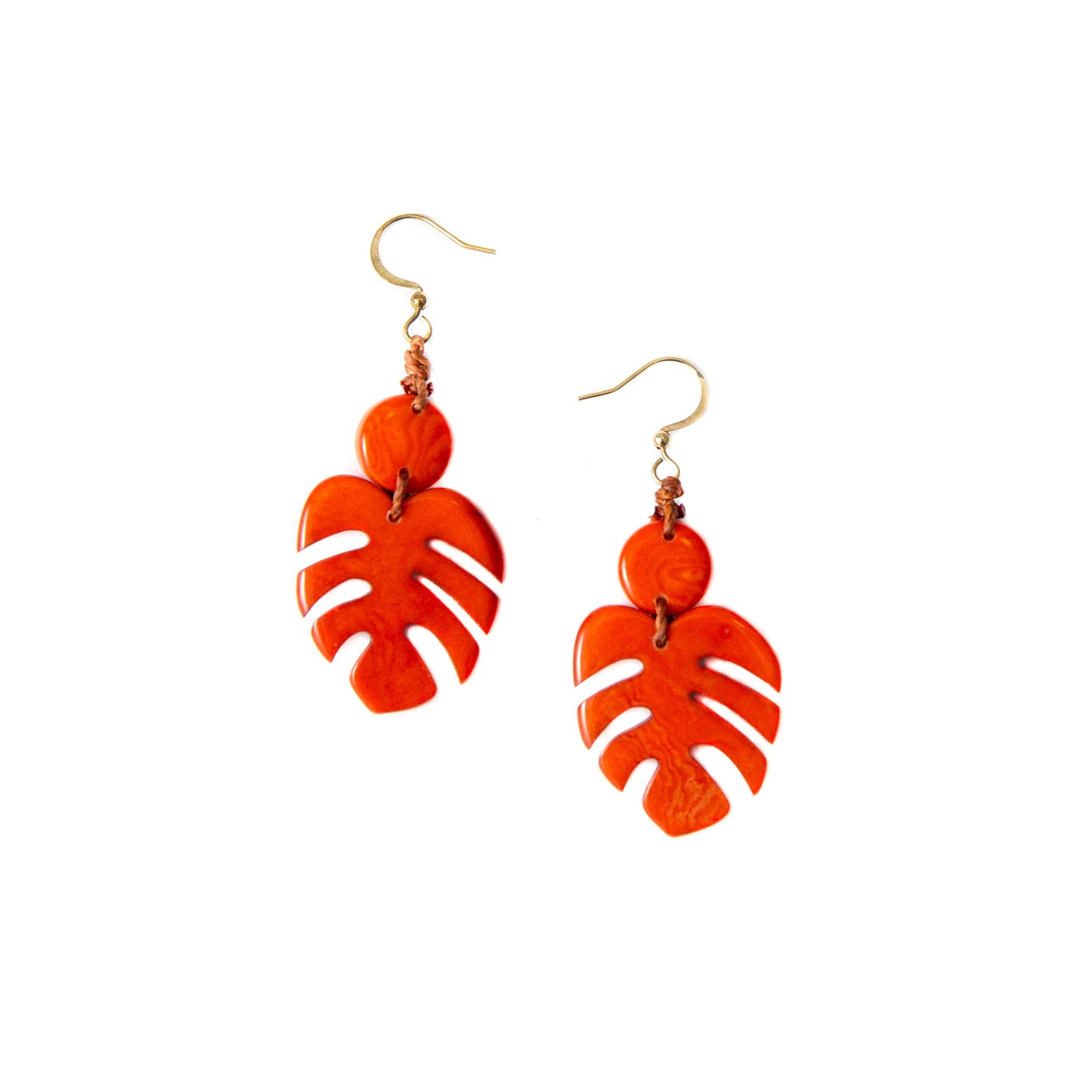 Dalia Earrings: Yellow/Orange
