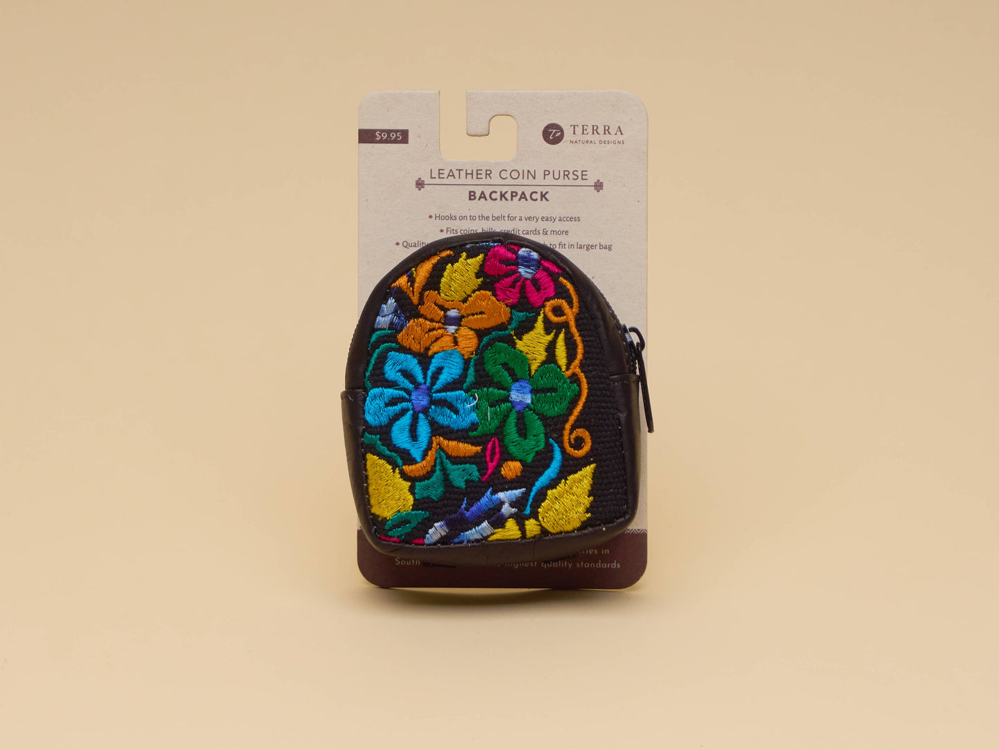 Leather Coin Purse Backpack - Case of Four