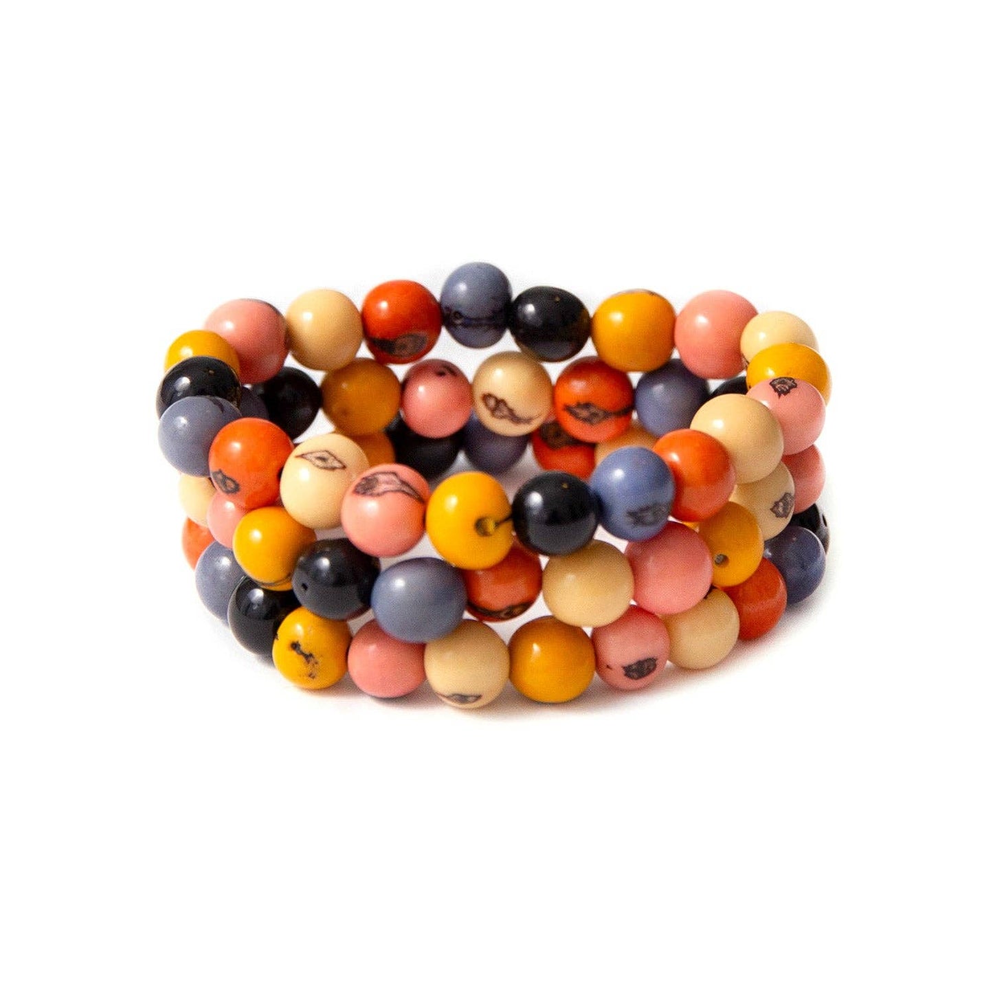 Stackable Bracelet: Orange Combo