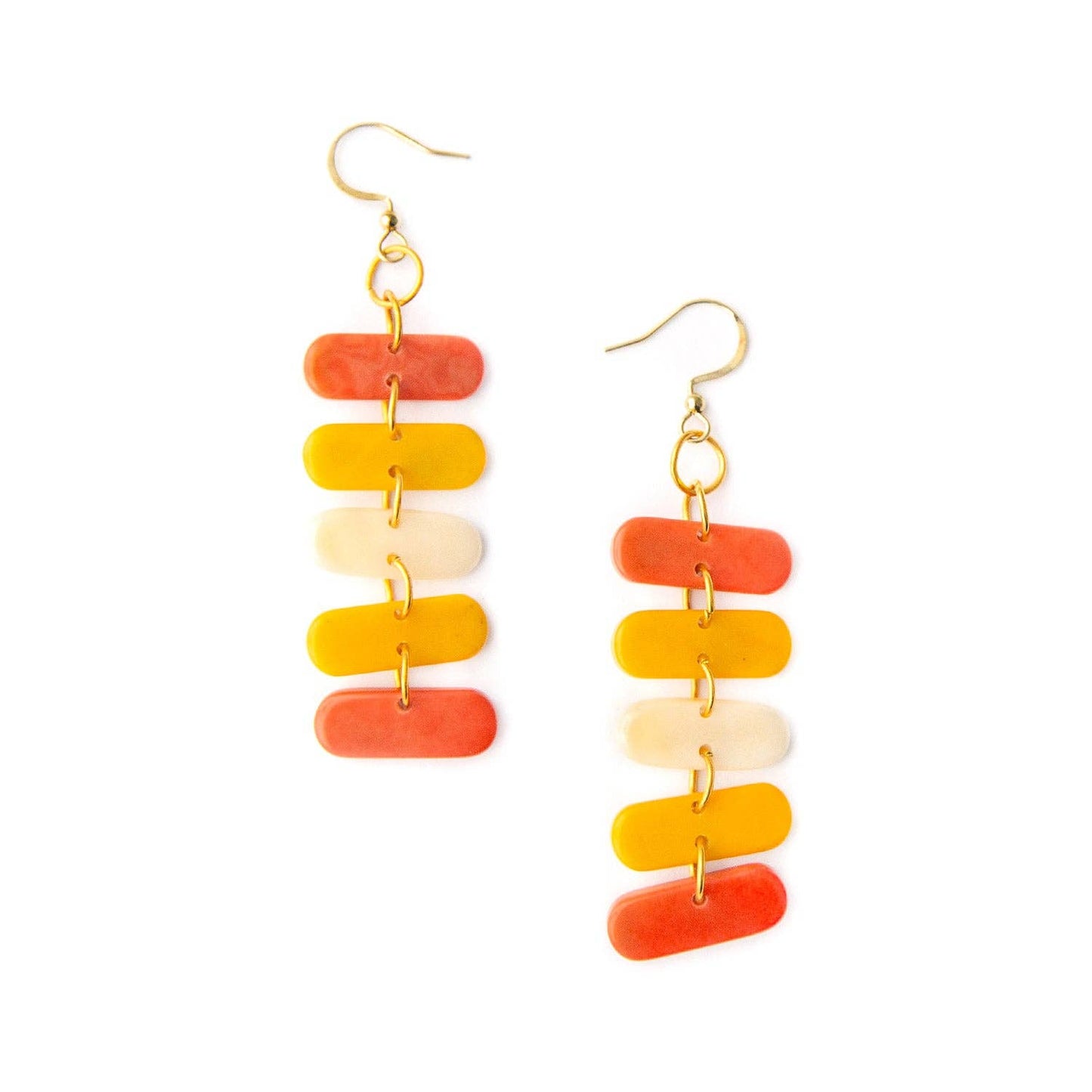 Fiorella Earrings: Black